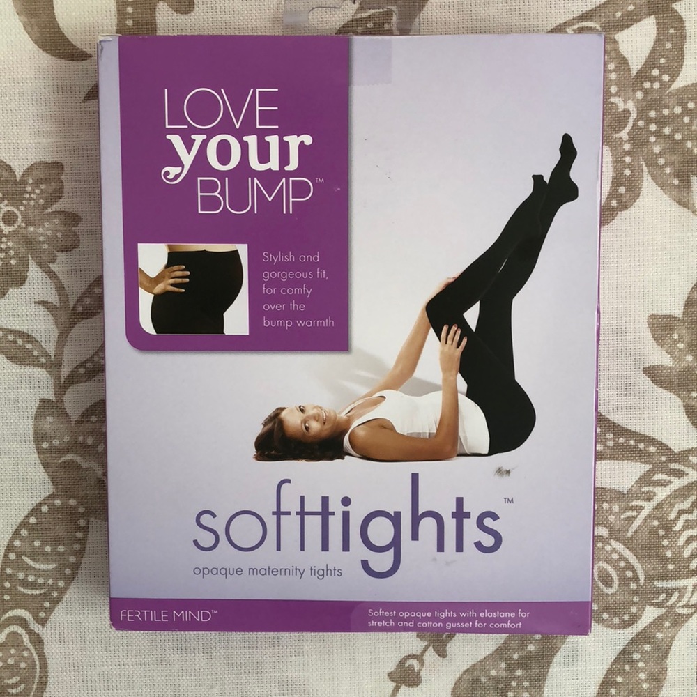 Black Maternity Tights